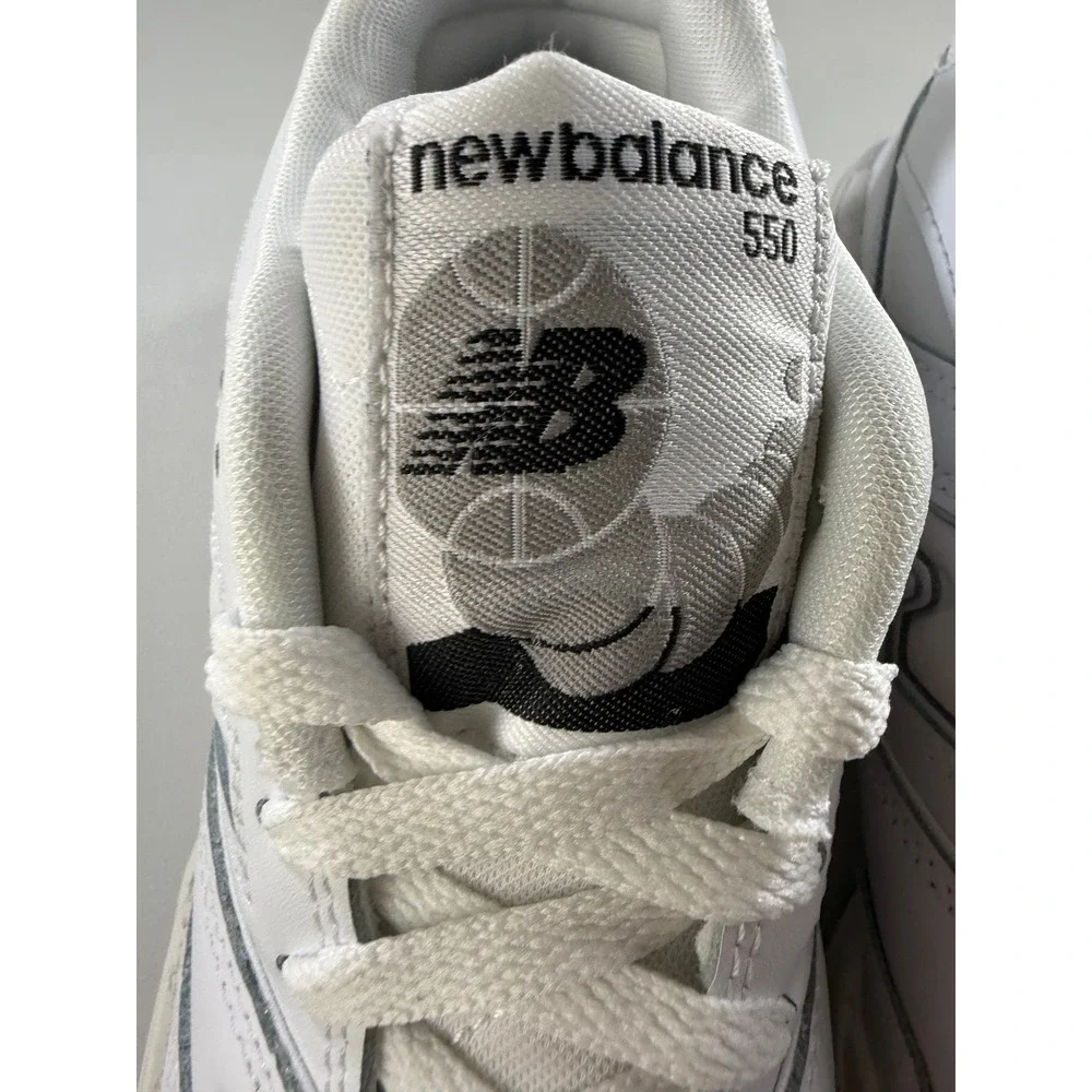 New Balance 550 GS White Leather Basketball Sneakers Youth Size 7New‎